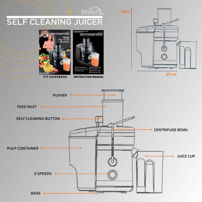 Self Cleaning Juicer