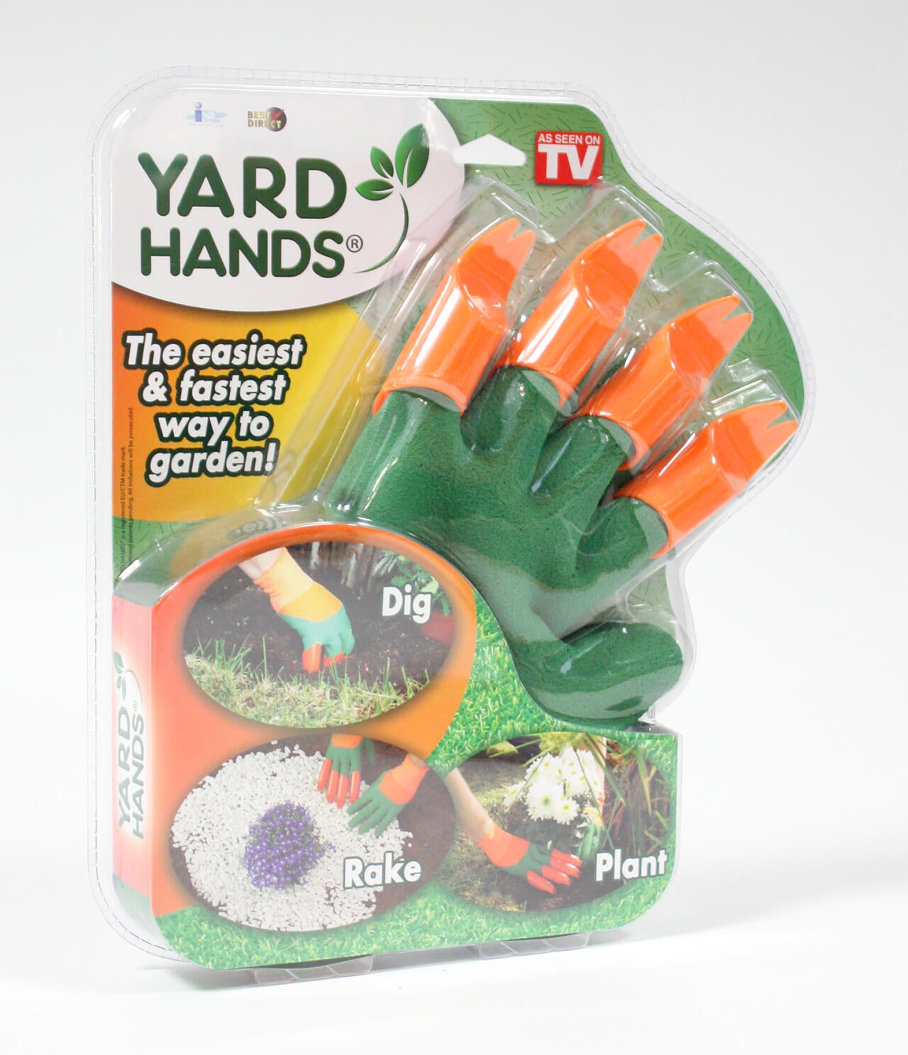 Guantes de jardinería a prueba de agua con garras para cavar, plantar y rastrillar