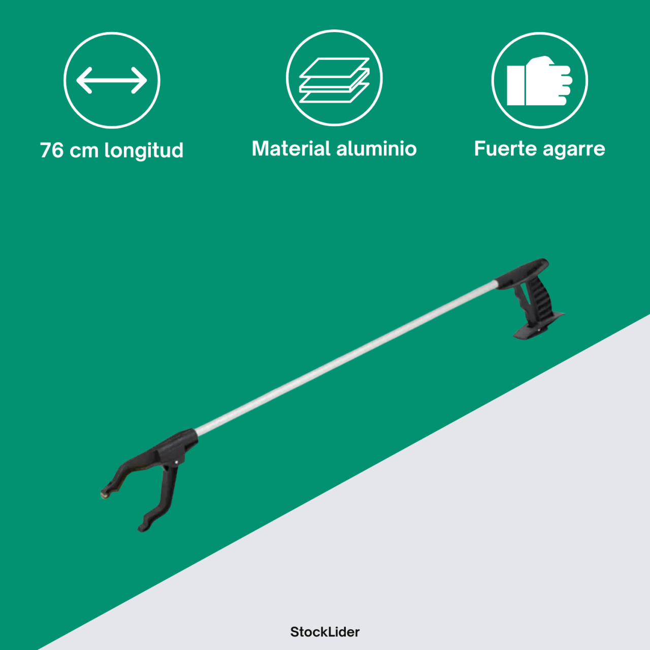 Pinza de aluminio